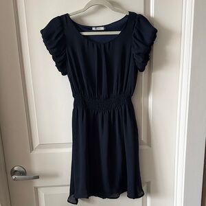 Elegant Navy Blue Dress